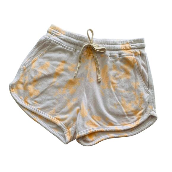 Sundry Women's Orange Tie Dye White Drawstring Shorts size 1 / Small - Picture 10 of 10